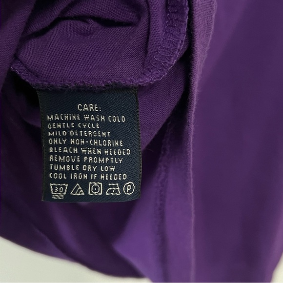 Ralph Lauren Sport women’s Solid Color Purple t-shirt. - Picture 7 of 8